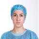 Medical Disposable Surgical Caps Disposable Non Woven Cap Blue CE / FDA