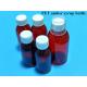 Brown 100ml 120ml Pet Syrup Bottles With CRC Screw Cap For Oral Liquid