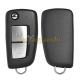 Nissan 4 Buttons Smart Key Shell with Emergency Key Insert