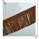 2017 Factory Direct Hot Sales New Style Brown Color Rayon Bullion Trimming Brush Tassel fringe For Sofa