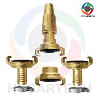 NBR Brass Hose Fittings Claw Lock Quick Connect Coupling & Spray Nozzle Set