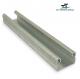 Chemical Stable C Channel Galvanized Steel Plain Or Slotted Style Moisture Proof