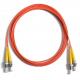 62.5 / 125 Duplex Orange Fiber Optic Patch Cord , 5Mtrs PVC Lc To Sc Fiber Cable