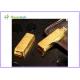 High End USB 1.1 / 2.0 Metal Thumb Drives Gold Bar 2GB 4GB 8GB 16GB 32GB