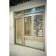 KDSBuilding High Quality Double Tempered Glass Aluminum Toilet Casment Single Swing Door For House