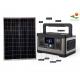120W LiFePO4 Portable Solar Generators 1000 Life Cycle Solar Home Lighting System