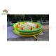 PVC Tarpaulin Colorful Commercial Bounce Houses Rabbits / Carrots Jumping Playground