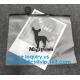 Frosted k Bag EVA PVC Hanger Bag For Clothes Frost Drawstring Bag,Printed LDPE k Bags Slider Zip Lock Plasti