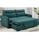 FSC-BSCI assembly functional Convertible linen fabric living room 3seater Upholstered Foldable Sleeper sofas bed with