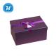 Colored High End Packaging Boxes Rigid Ribbon Fashionable Appearance