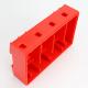 Customized PC/ABS Plastic Injection Molded Housing Parts in Red Color
