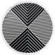 Hot sell 100% Cotton Tassels Round Swimming Beach Towel Black White Stripe Circle Beach Towel