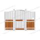 Painting High Resistance Single Bamboo Horse Stall Fronts