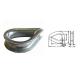 Industrial Hoist Accessories Wire Rope Thimble DIN 6899 Type 1 inch
