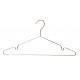 Polished Ultra Thin Chrome Wire Hangers , Anti Fading Chrome Metal Hangers