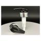 Fast Delivery Non Spill Black Silver Lotion Pump for Luxury Cosmetic Packaging Body Cream