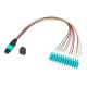 Armored Duplex 8 Core Fc Mpo/Pc Mtp To Mpo-Lc Fiber Optic Patch Cord