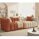Latest Design Modern lamb velvet fabric 3 seater SOFA SET color customized wholesale cheap price Living room sofa