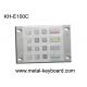 16 Keys Vandal Resistant Public Info-Kiosk Keypad , Metal Entry Keypad