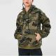Camouflage Camo Sports Mens Oversized Pullover Hoodie Custom Anti - Wrinkle