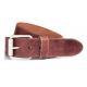 Men 'S Vintage Leather Classic Jean Belt With Zinc Alloy Pin Prong Buckle