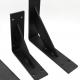 ISO9001 Rohs CE Heavy Duty Weld L Shaped Shelf Brackets for Supporting Fixed and Assurance