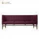 Button Tufted Modern Restaurant Booth 1M Mid Century Leather Couch