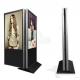 4G Network 43'' AD Kiosk Floor Standing LCD Advertising Display 1920x1080 / 3840x2160