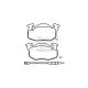 Toyota Ceramic Front Rear Brake Pad Set With 04465-35290 ACT1210 D1210