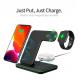 Mobile 10w Qi Multifunctional Wireless Charger 3 In 1 Short Circuit Protect