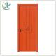 Waterproof WPC Internal Wooden Doors Eco Friendly Stability TVOC Free
