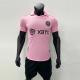 Pink Durable breathable polyester logo printing Player Jersey