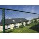 60mm x 60mm chain link fencing system PVC Coated Black and Green