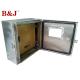 1.2 mm / 1.5 mm Stainless Steel Distribution Box With Customized Mounting Plate