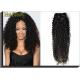 6A Unprocessed Virgin Human Hair Deep Wave Natural Black 1b# , Avoid Shedding