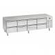 Air Cooling 8 Drawers Under Counter Drawer Chiller Commercial Stainless Steel Refrigerator Under Counter Chiller