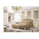 luxury French style solid wood bed room set furniture