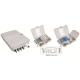 Optical Fiber Distribution Box 213X163X47mm,wall-mounted,IP65,8pcs adaptors OR 1X8 splitter