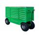 2023 Garage Tool Storage Metal Tool Trolley with Wheels and Stainless Steel Handles