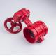 OEM Port Size Ductile Iron Rubber Lined Grooved Butterfly Valve for Fire Fighting System