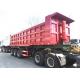 35/40 CBM 3 Axle 45 Cubic Meters Truck Dump Trailer