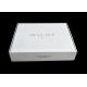 Recyclable Handmade Paper Gift Box White Printed Delicate UV Coating