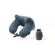 Soft U Shaped Travel Pillow , Inflatable Airplane Neck Pillow 6P Certification