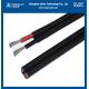 RED Photovoltaic Solar Cable 4mm2 Fire Resistance Tin Copper Flexible Power DC 1.5KV