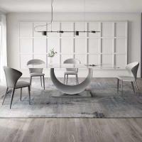 Modern Rectangular Dining Table Chair Sets Nordic Marble Top Dining Set