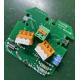 Telecommunication Equipment Copper PCBs with LW/LS Min. of 0.05mm and Black Silkscreen Color