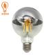 E27 G80 Decorative Filament Bulbs 3000K Silver Coated Light Bulbs 4W 6W
