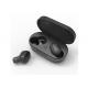 ABS True Wireless Stereo Earbuds Black / White Color With Mic Customized Logo