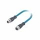 Shielded Industrial Ethernet Cable X Code Male To A Code Female For Profinet