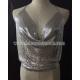 Sequin Fabric,Silver Metal Mesh For Dress